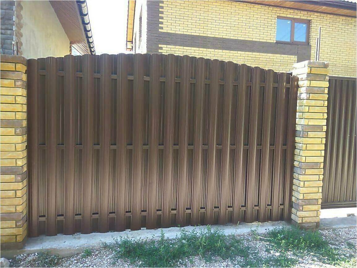забор из штакетника 110м фото4 в Красногорске